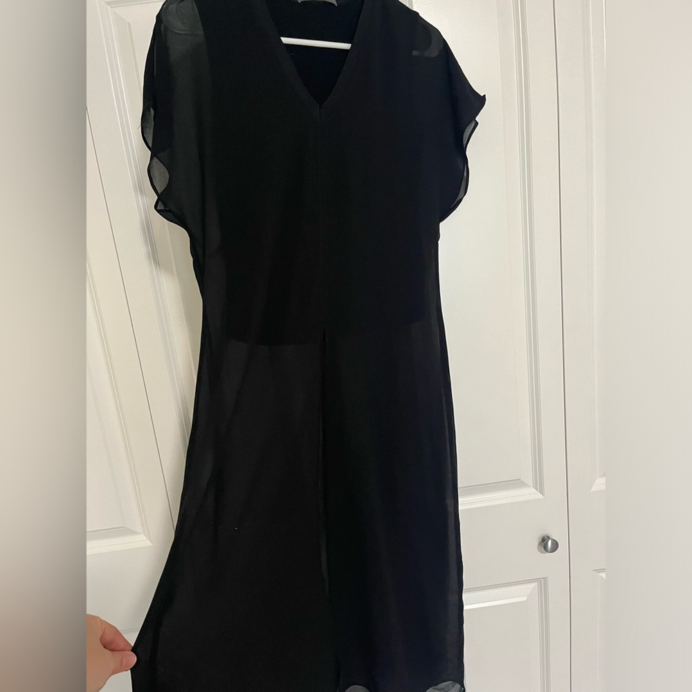 Long sheer Tshirt dress